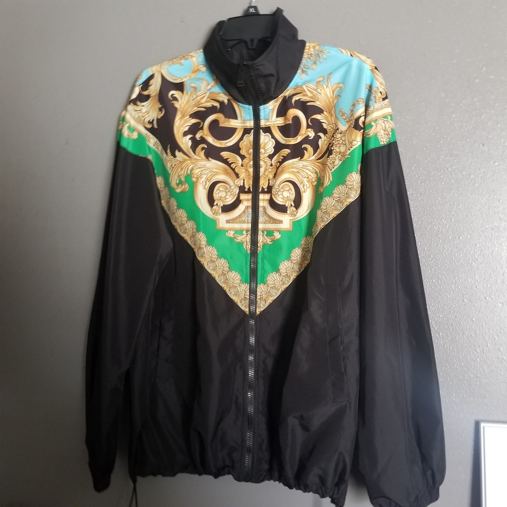 Versace Baroque Windbreaker Jacket - image 1